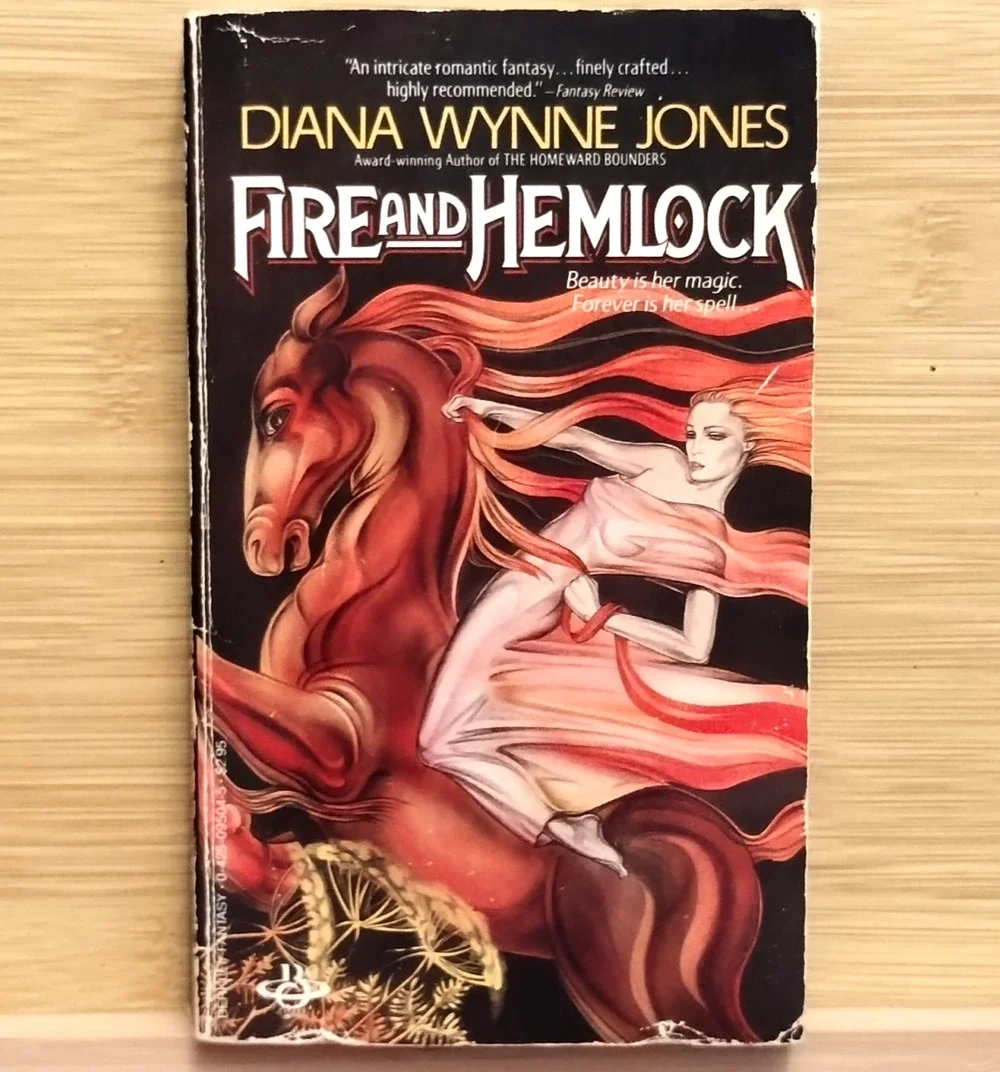 Diana Wynne Jones Fire And Hemlock 1986 Berkley Vintage Fantasy Paperback Book